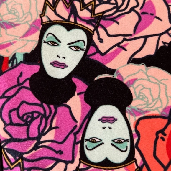 LuLaRoe Disney Villain Evil Queen Leggins Size Tall & Curvy - Picture 3 of 7